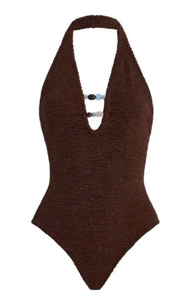 Hunza G Adriana Beaded One-Piece Swimsuit | Thumbnail 8 Hunza G Adriana Beaded One-Piece Swimsuit | Thumbnail 8