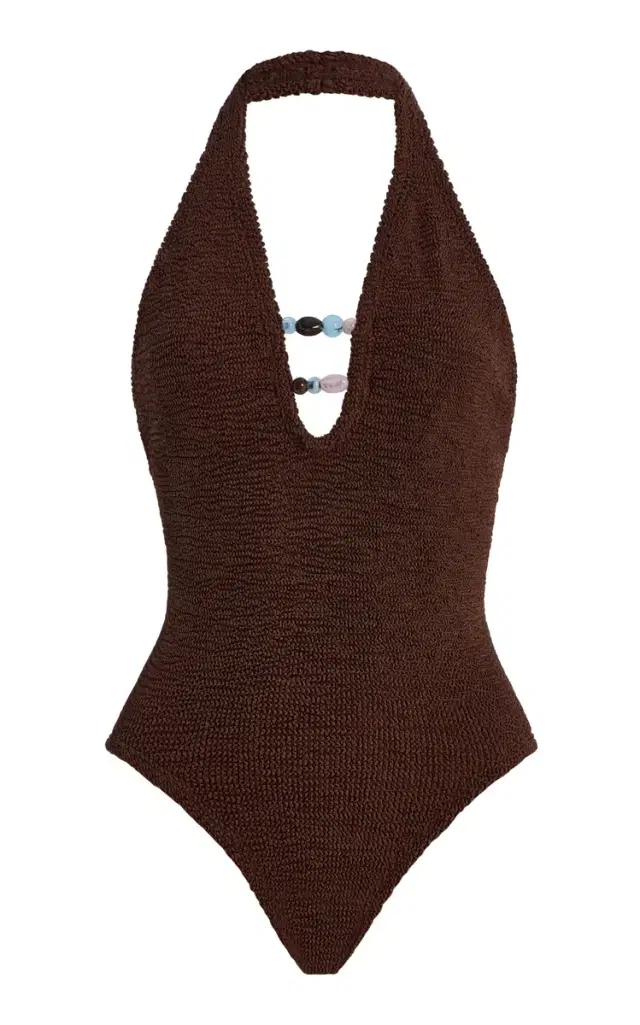 Adriana Beaded One-Piece Swimsuit