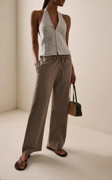 Deiji Studios Seam Cotton Poplin Pants | Thumbnail 2 Deiji Studios Seam Cotton Poplin Pants | Thumbnail 2
