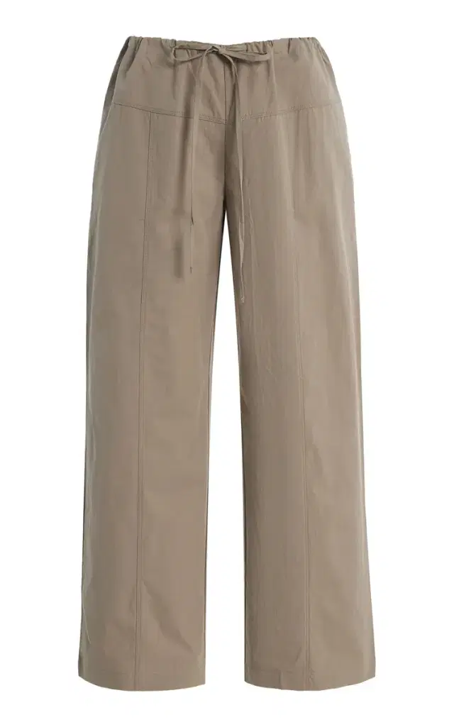 Seam Cotton Poplin Pants