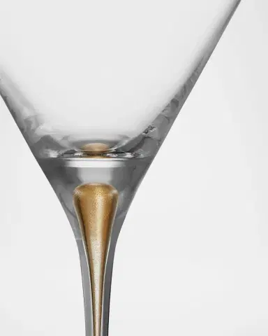 Orrefors Intermezzo Gold Martini Glasses, Set of 2 | Thumbnail 2 Orrefors Intermezzo Gold Martini Glasses, Set of 2 | Thumbnail 2