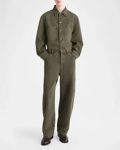 Lemaire Men's Denim Utility Overshirt | Thumbnail 2 Lemaire Men's Denim Utility Overshirt | Thumbnail 2