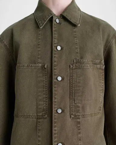 Lemaire Men's Denim Utility Overshirt | Thumbnail 5 Lemaire Men's Denim Utility Overshirt | Thumbnail 5