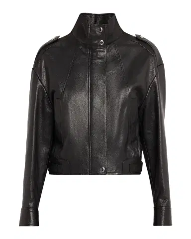 Dolce & Gabbana Plonge Leather Moto Jacket | Thumbnail 1 Dolce & Gabbana Plonge Leather Moto Jacket | Thumbnail 1