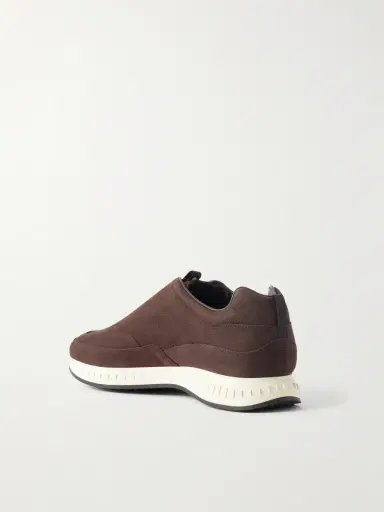 John Lobb Elastic Stream Nubuck Sneakers - Men | Thumbnail 4