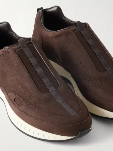 John Lobb Elastic Stream Nubuck Sneakers - Men | Thumbnail 5