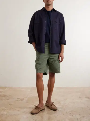 Hartford Battle Straight-Leg Cotton Shorts - Men | Thumbnail 2 Hartford Battle Straight-Leg Cotton Shorts - Men | Thumbnail 2