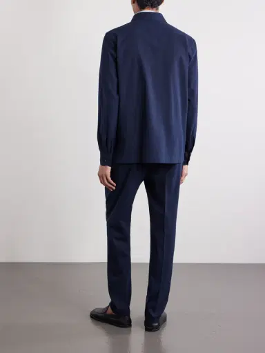 De Petrillo Cotton Overshirt - Men | Thumbnail 4 De Petrillo Cotton Overshirt - Men | Thumbnail 4