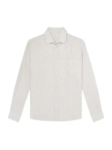 Hartford Paul Striped Linen Shirt - Men | Thumbnail 1