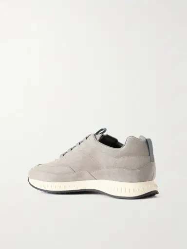 John Lobb Laced Stream Suede Sneakers - Men | Thumbnail 4