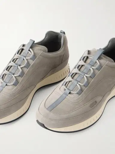 John Lobb Laced Stream Suede Sneakers - Men | Thumbnail 5