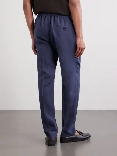 De Petrillo Straight-Leg Pleated Linen Suit Trousers - Men | Thumbnail 4 De Petrillo Straight-Leg Pleated Linen Suit Trousers - Men | Thumbnail 4