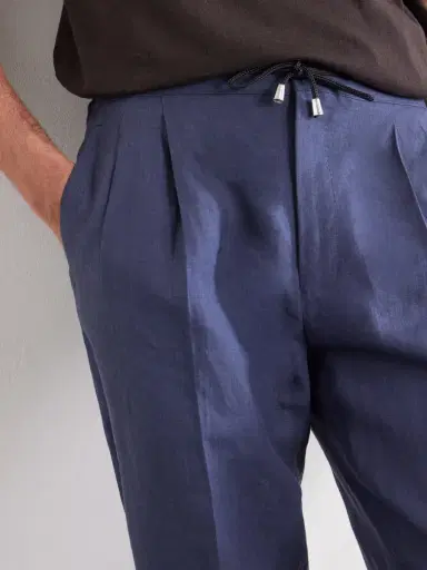 De Petrillo Straight-Leg Pleated Linen Suit Trousers - Men | Thumbnail 5 De Petrillo Straight-Leg Pleated Linen Suit Trousers - Men | Thumbnail 5