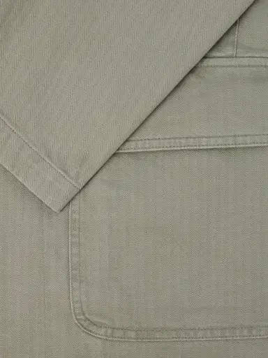 Drake's Games Herringbone Cotton Suit Jacket - Men | Thumbnail 6
