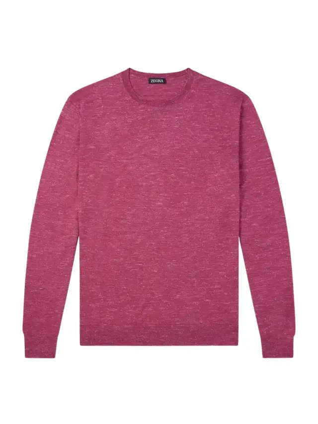 Silk, Cashmere and Linen-Blend Sweater - Men