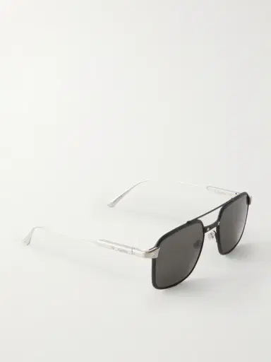 Cartier Eyewear Square-Frame Silver-Tone and Acetate Sunglasses - Men | Thumbnail 4 Cartier Eyewear Square-Frame Silver-Tone and Acetate Sunglasses - Men | Thumbnail 4