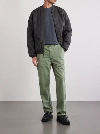 Hartford Fatigue Straight-Leg Herringbone Cotton Trousers - Men | Thumbnail 2 Hartford Fatigue Straight-Leg Herringbone Cotton Trousers - Men | Thumbnail 2
