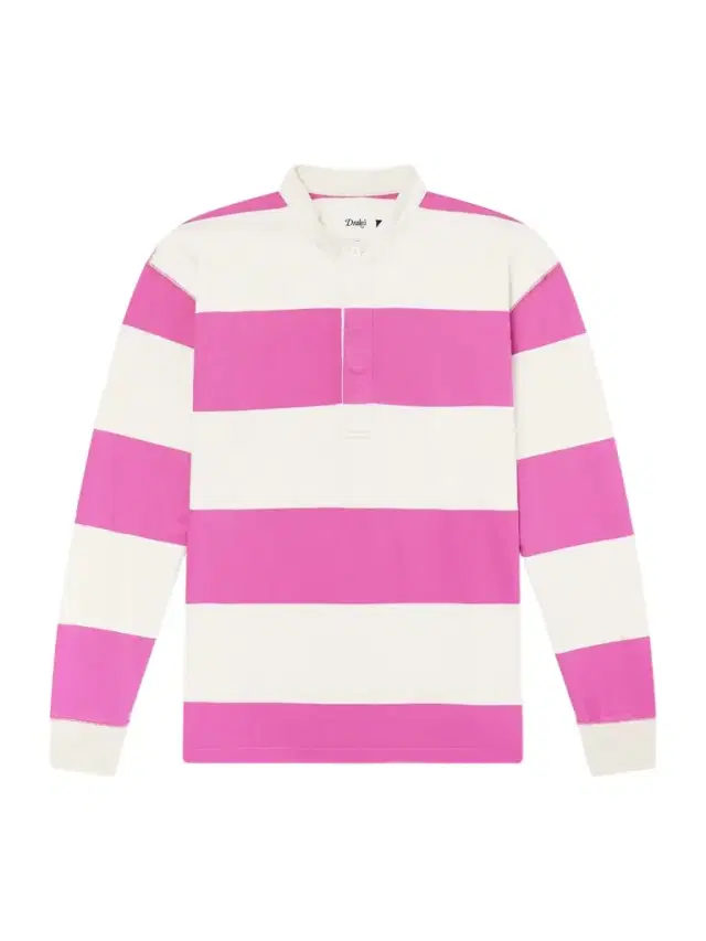 Grandad-Collar Striped Cotton-Jersey Half-Placket Shirt - Men