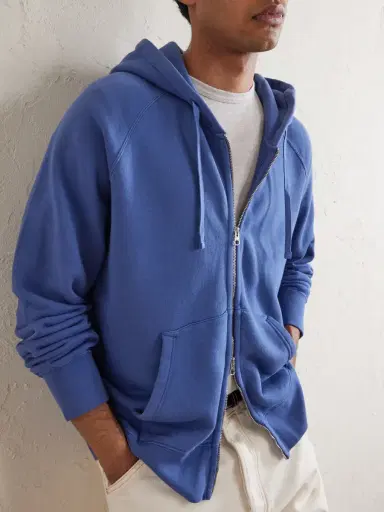 Hartford Cotton-Jersey Zip-Up Hoodie - Men | Thumbnail 5 Hartford Cotton-Jersey Zip-Up Hoodie - Men | Thumbnail 5