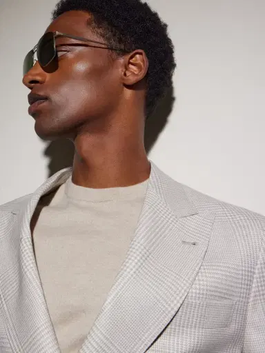 Brunello Cucinelli Aviator-Style Titanium Sunglasses - Men | Thumbnail 5