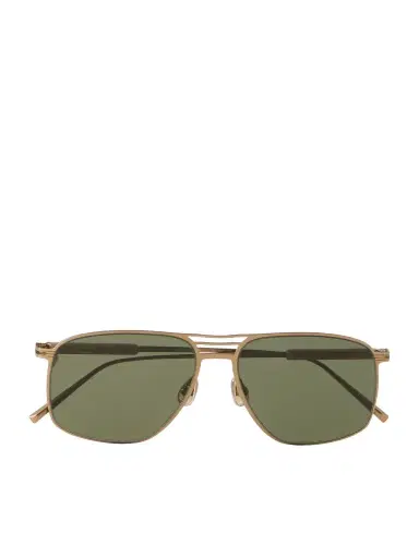 Brunello Cucinelli Aviator-Style Titanium Sunglasses - Men | Thumbnail 1