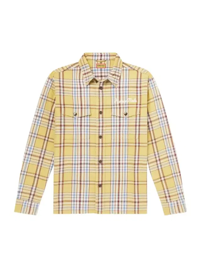 Logo-Embroidered Checked Cotton-Flannel Shirt - Men