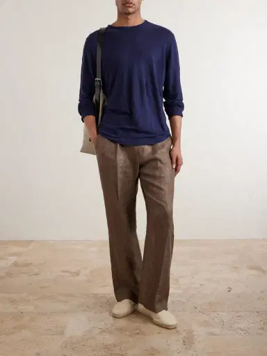 Hartford Linen-Jersey T-Shirt - Men | Thumbnail 2 Hartford Linen-Jersey T-Shirt - Men | Thumbnail 2