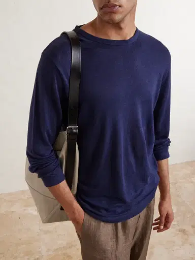Hartford Linen-Jersey T-Shirt - Men | Thumbnail 5 Hartford Linen-Jersey T-Shirt - Men | Thumbnail 5