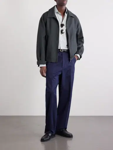 Ralph Lauren Purple Label Straight-Leg Cotton-Blend Twill Trousers - Men | Thumbnail 2 Ralph Lauren Purple Label Straight-Leg Cotton-Blend Twill Trousers - Men | Thumbnail 2