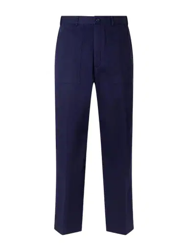Ralph Lauren Purple Label Straight-Leg Cotton-Blend Twill Trousers - Men | Thumbnail 1 Ralph Lauren Purple Label Straight-Leg Cotton-Blend Twill Trousers - Men | Thumbnail 1