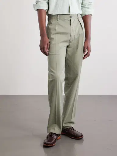 Drake's Games Straight-Leg Herringbone Cotton Suit Trousers - Men | Thumbnail 3 Drake's Games Straight-Leg Herringbone Cotton Suit Trousers - Men | Thumbnail 3