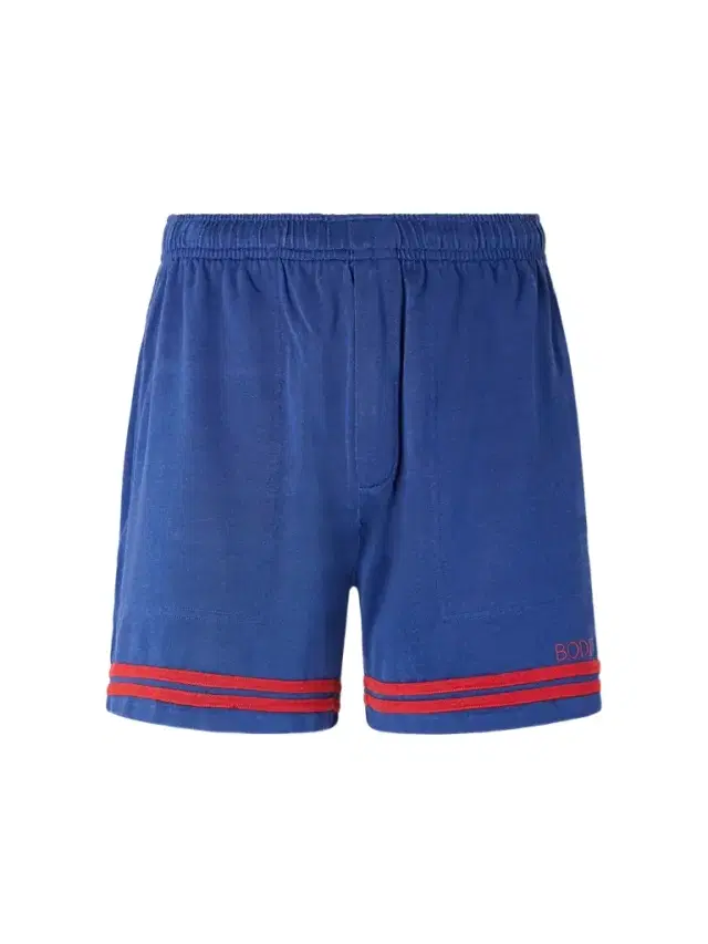 Lakewood Straight-Leg Logo-Embroidered Striped Jersey Shorts - Men
