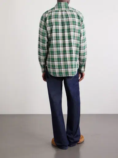 Drake's Checked Cotton Shirt - Men | Thumbnail 4