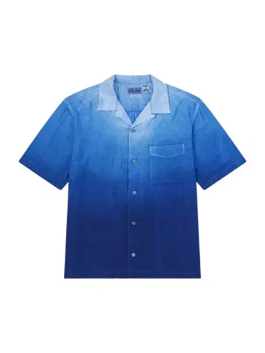 Blue Blue Japan Camp-Collar Dégradé Woven Shirt - Men | Thumbnail 1 Blue Blue Japan Camp-Collar Dégradé Woven Shirt - Men | Thumbnail 1