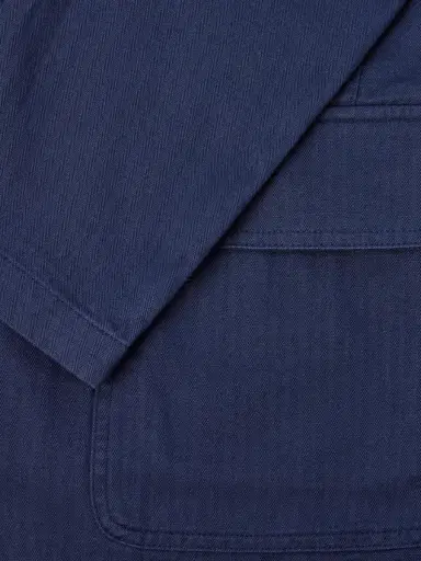 Drake's Games Herringbone Cotton Suit Jacket - Men | Thumbnail 6