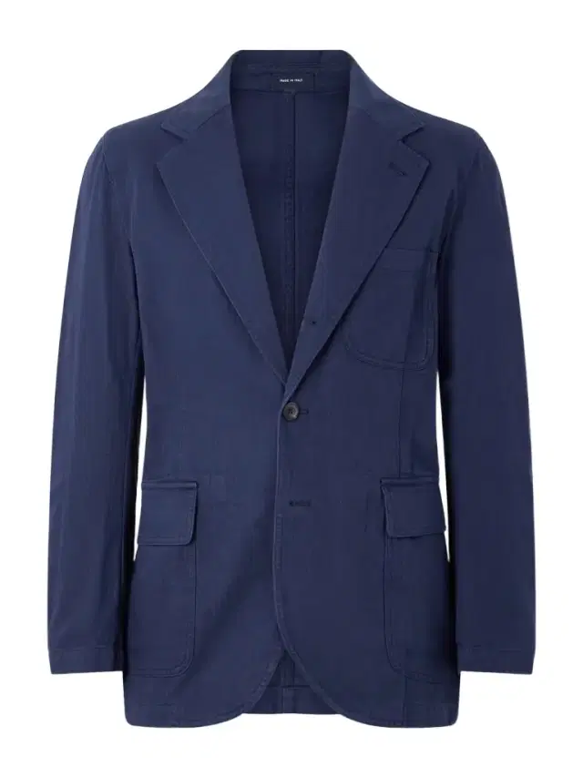 Games Herringbone Cotton Suit Jacket - Men