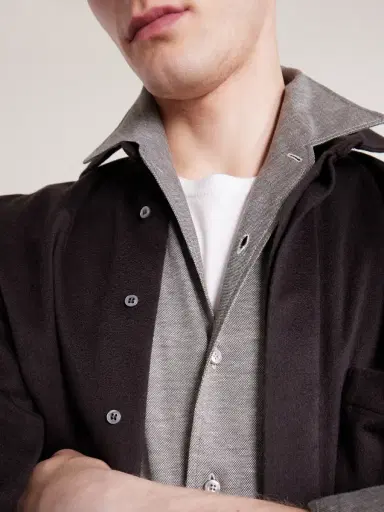 Zegna Silk, Linen and Cotton-Blend Shirt - Men | Thumbnail 5