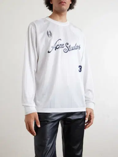 Acne Studios Erwin Logo-Detailed Jersey T-Shirt - Men | Thumbnail 3 Acne Studios Erwin Logo-Detailed Jersey T-Shirt - Men | Thumbnail 3