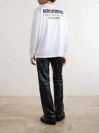Acne Studios Erwin Logo-Detailed Jersey T-Shirt - Men | Thumbnail 4 Acne Studios Erwin Logo-Detailed Jersey T-Shirt - Men | Thumbnail 4