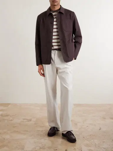 Altea Constantin Cotton and Linen-Blend Overshirt - Men | Thumbnail 2 Altea Constantin Cotton and Linen-Blend Overshirt - Men | Thumbnail 2