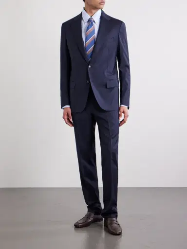 De Petrillo Virgin-Wool Blend Suit Jacket - Men | Thumbnail 2 De Petrillo Virgin-Wool Blend Suit Jacket - Men | Thumbnail 2