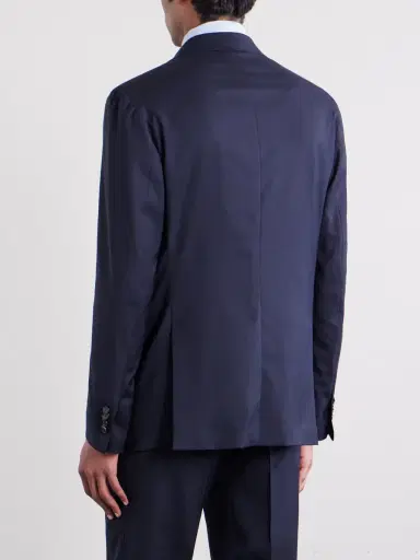 De Petrillo Virgin-Wool Blend Suit Jacket - Men | Thumbnail 4 De Petrillo Virgin-Wool Blend Suit Jacket - Men | Thumbnail 4
