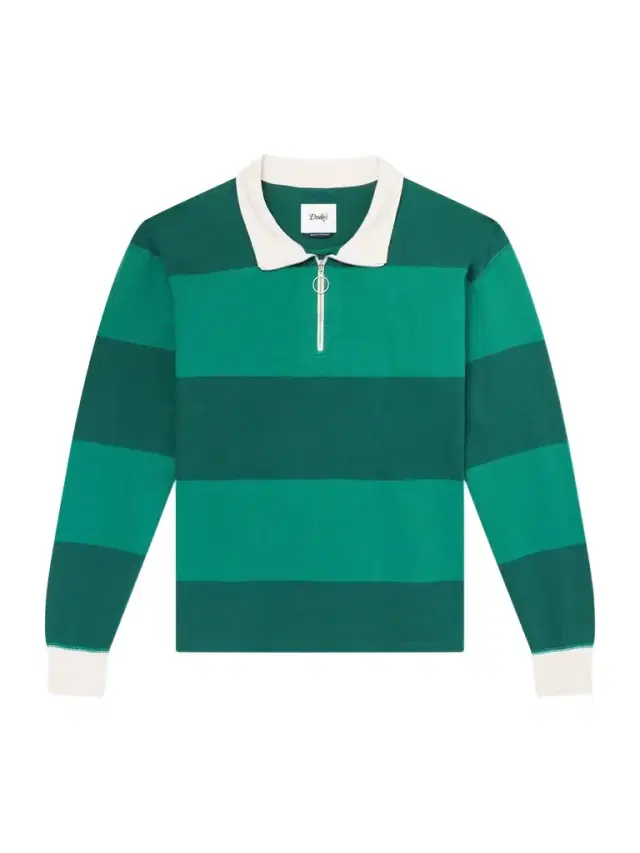 Striped Cotton-Jersey Half-Zip Polo Shirt - Men