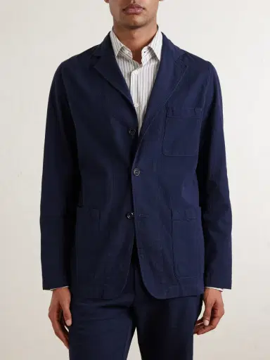 Hartford Julian Textured Cotton Blazer - Men | Thumbnail 3