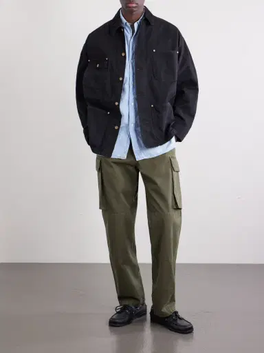 OrSlow Cotton-Chambray Shirt - Men | Thumbnail 2 OrSlow Cotton-Chambray Shirt - Men | Thumbnail 2