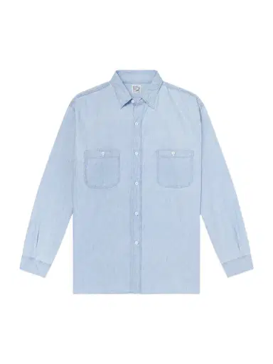 OrSlow Cotton-Chambray Shirt - Men | Thumbnail 1 OrSlow Cotton-Chambray Shirt - Men | Thumbnail 1