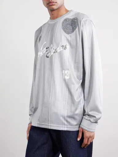 Acne Studios Erwin Logo-Detailed Jersey - Men | Thumbnail 3