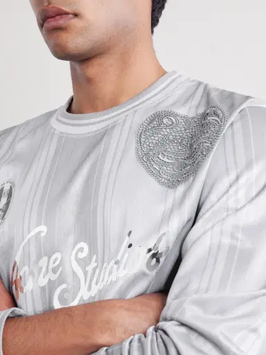 Acne Studios Erwin Logo-Detailed Jersey - Men | Thumbnail 6