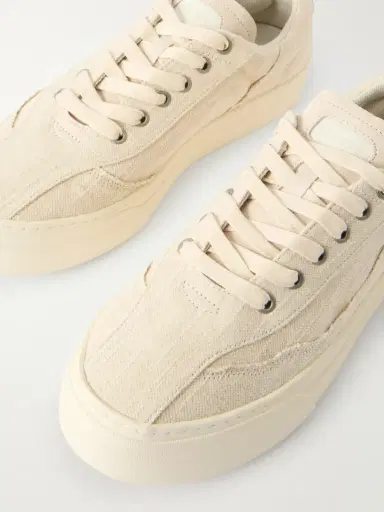 Omni Dellow Suede-Trimmed Distressed Drill Sneakers - Men | Thumbnail 5 Omni Dellow Suede-Trimmed Distressed Drill Sneakers - Men | Thumbnail 5