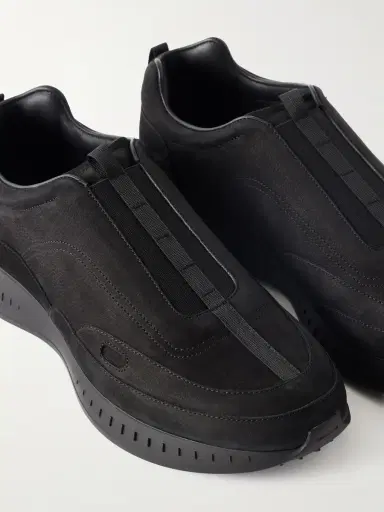 John Lobb Elastic Stream Nubuck Sneakers - Men | Thumbnail 5